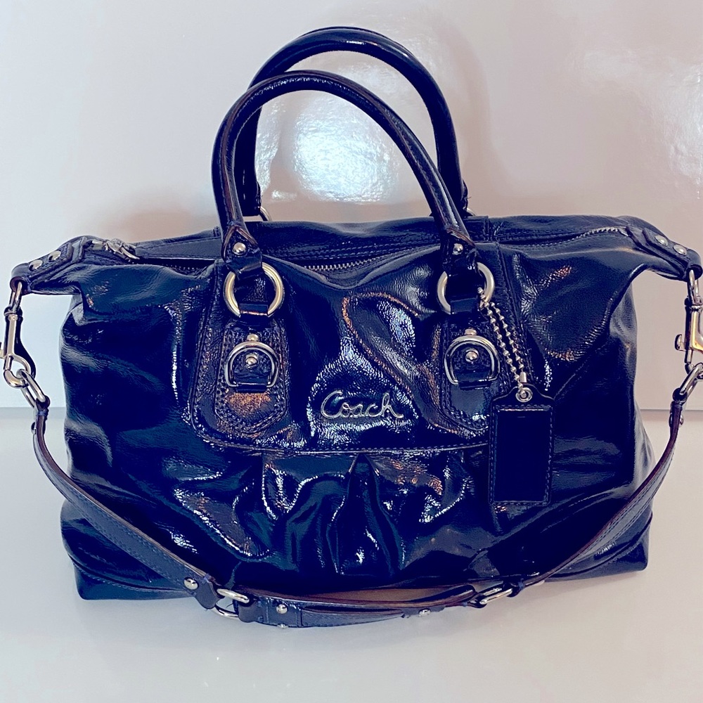 Blue Coach purse
